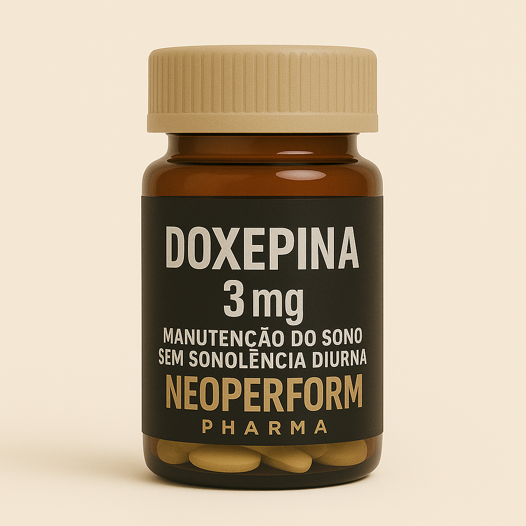 Doxepina 3mg – Manutenção do Sono Sem Sonolência Diurna | NeoPerform Pharma