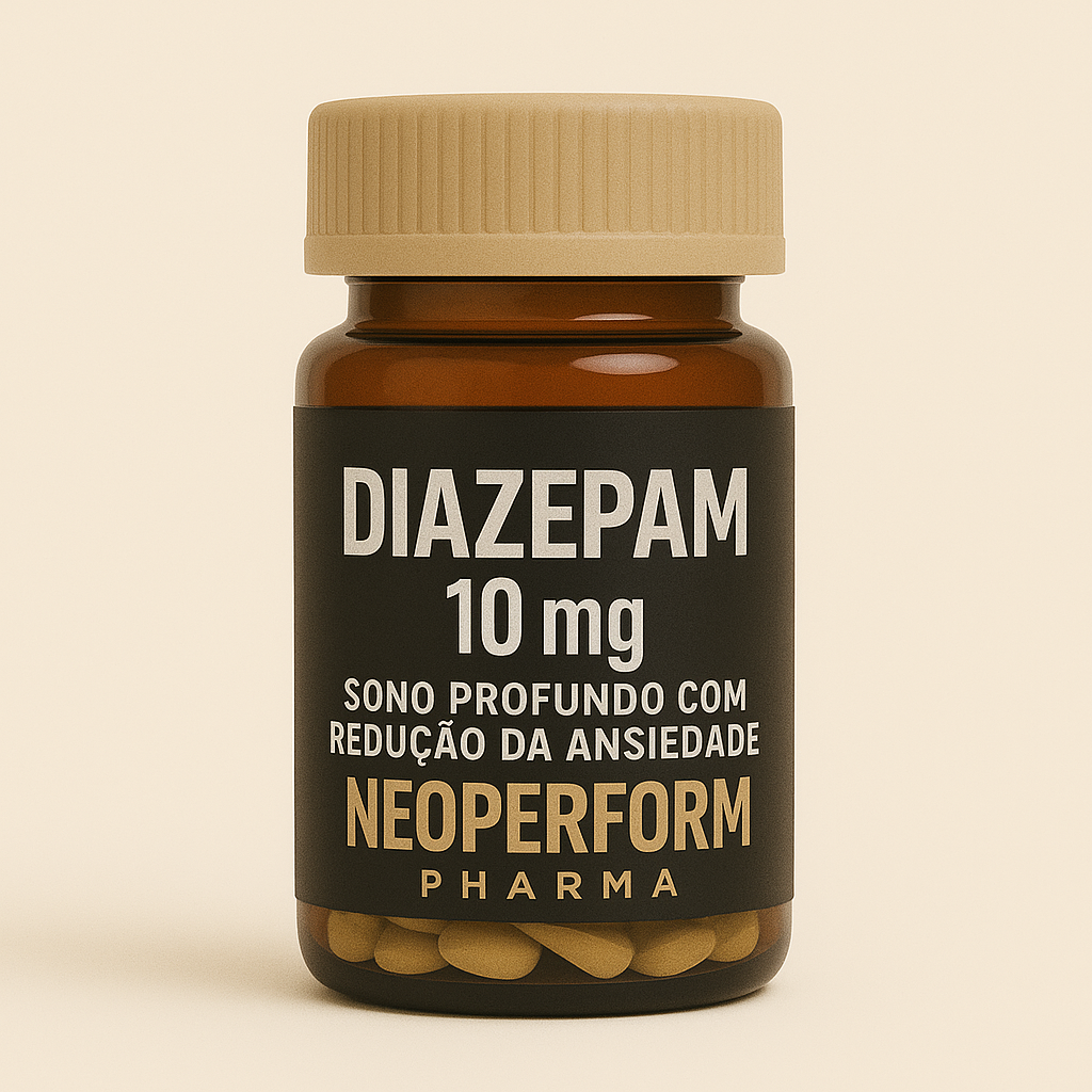 Diazepam 10mg – Sono Profundo com Redução da Ansiedade | NeoPerform Pharma