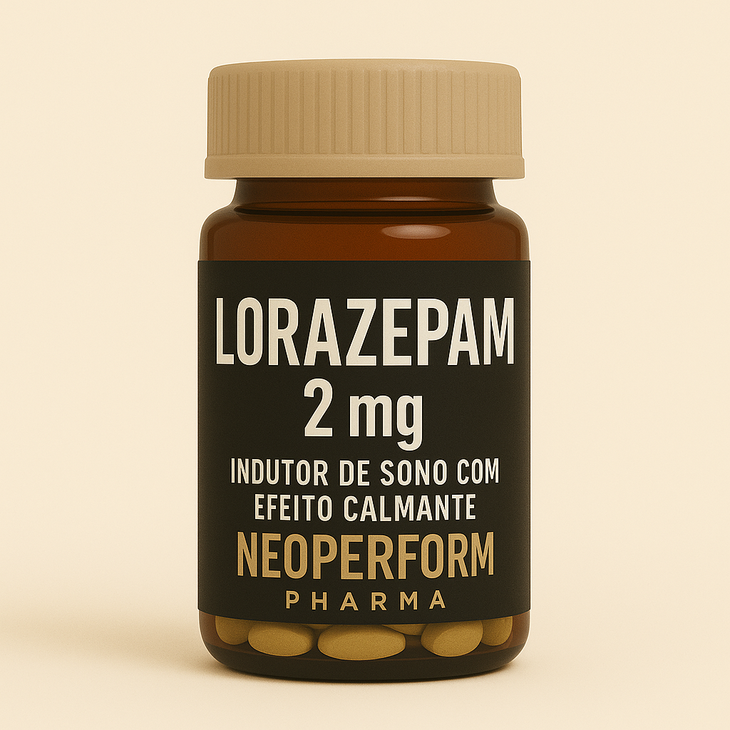 Lorazepam 2mg – Indutor de Sono com Efeito Calmante | NeoPerform Pharma